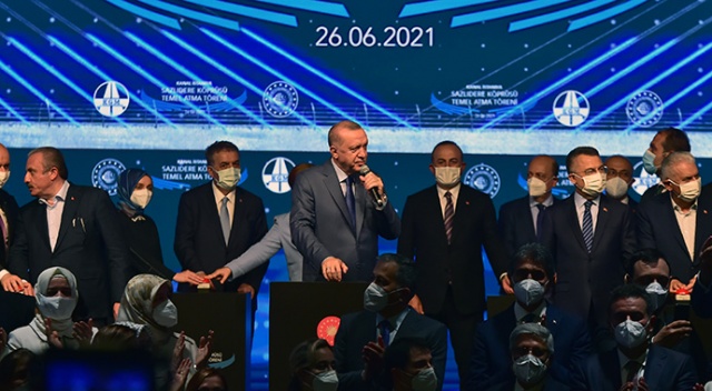 Erdoğan: "Kanal İstanbul, yılda 717 milyon TL tasarruf ettirecek görseli