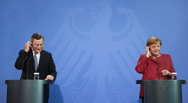 Merkel ve Draghi'den itiraf: Türkiye olmadan ilerleyemeyiz görseli