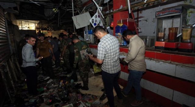 Bağdat'taki halk pazarında patlama: 33 ölü görseli
