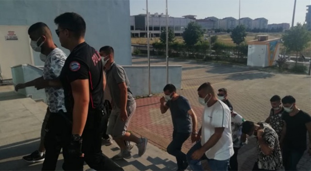 Edirne'de polis silahlı saldırıyı önledi, 12 gözaltı var görseli