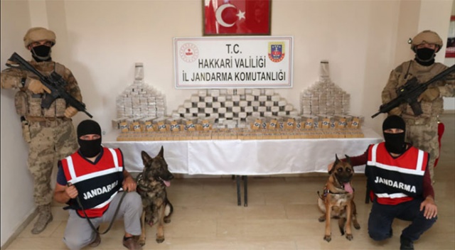 Hakkari'de zehir tacirlerine darbe, 180 kilodan fazla eroin yakalandı görseli