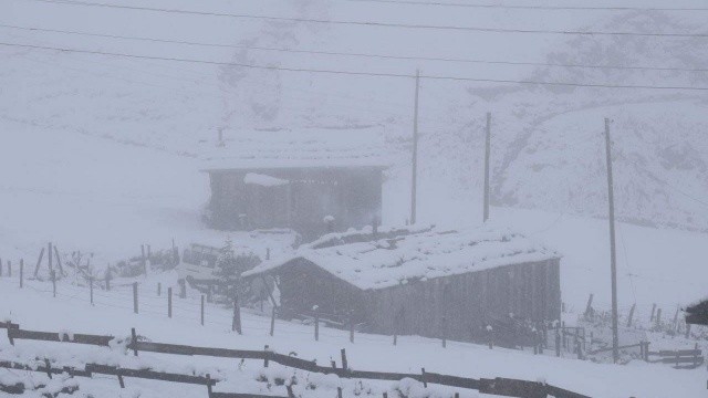 Doğu Karadeniz’de 30 santim kar var görseli
