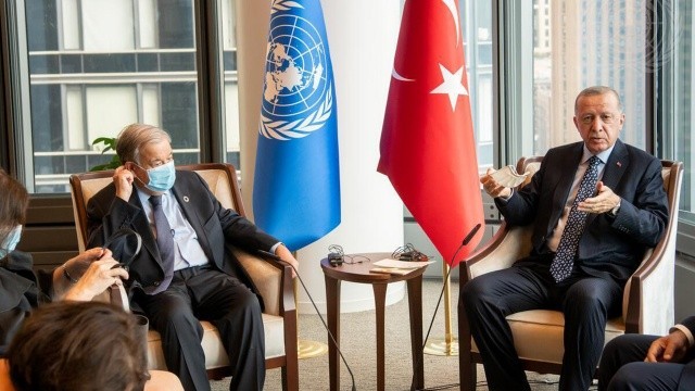 Erdoğan-Guterres görüşmesinde ele alınan konular belli oldu görseli