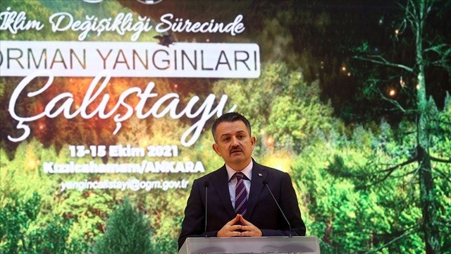 Bakan Pakdemirli:  Yanan alanları tekrar ağaçlandıracağız görseli