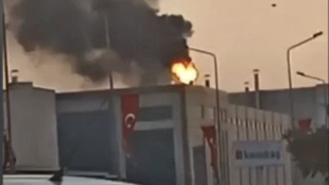 Bursa’da bir tekstil fabrikasında yangın çıktı görseli