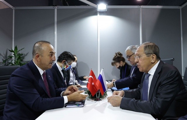 Dışişleri Bakanı Çavuşoğlu, Rus mevkidaşıyla görüştü görseli