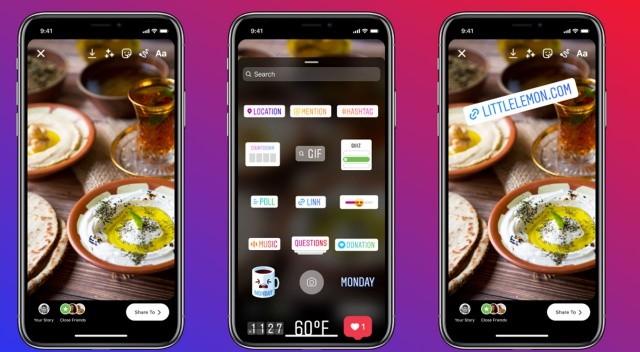 Instagram link paylaşma özelliğini tüm kullanıcılarına sunacak görseli