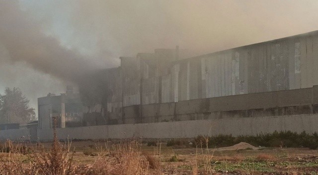 Osmaniye'de geri dönüşüm fabrikasında yangın görseli