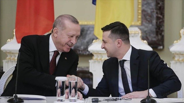 Cumhurbaşkanı Erdoğan, Ukrayna Devlet Başkanı Zelenskiy ile görüştü görseli