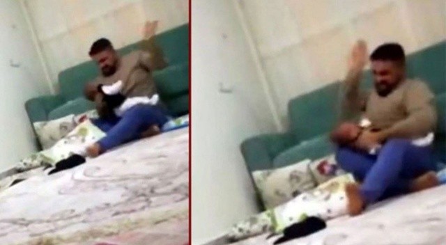 Gaziantep'te akılalmaz olay!  3 aylık bebeğe öldüresiye döven cani baba tutuklandı görseli