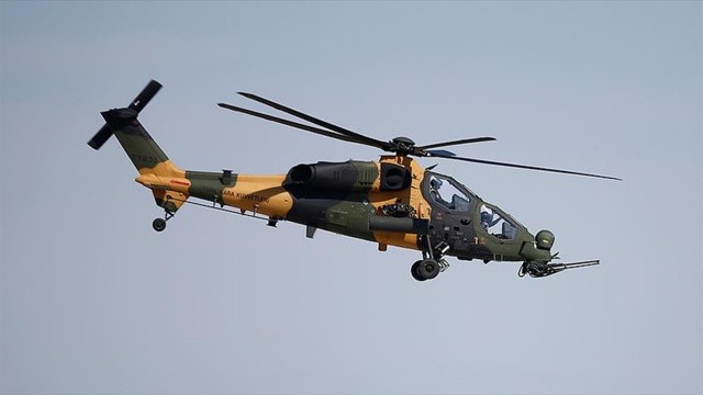 ATAK helikopterleri, PKK'lıları inlerinde vurdu görseli