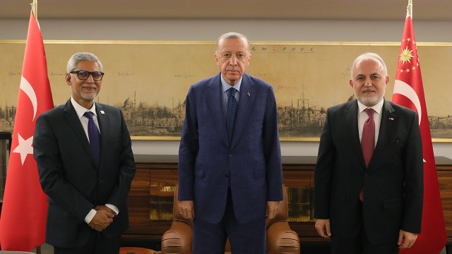 Cumhurbaşkanı Erdoğan, Jagan Chapagain’i kabul etti görseli