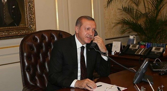 Erdoğan, Abu Dabi Veliaht Prensi Bin Zayid ile görüştü görseli