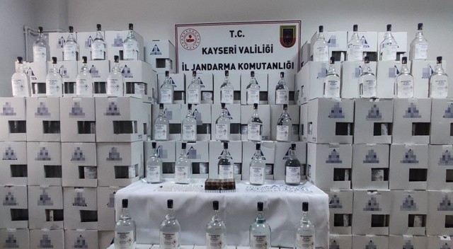 Kayseri'de sahte içki operasyonu görseli