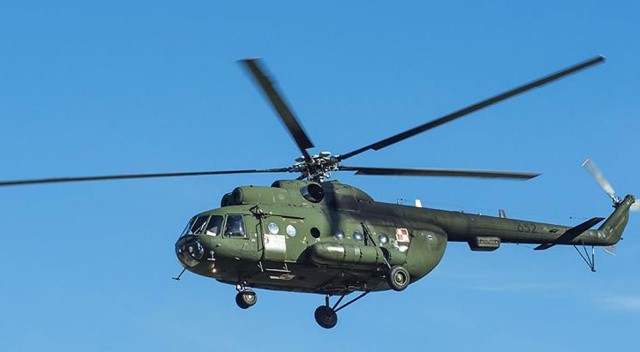 Rusya’da 2 kişiyi taşıyan helikopter düştü görseli