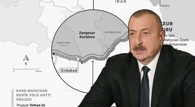 Aliyev 'Zengezur' planını duyurdu: Elektrikten de para kazanacağız görseli