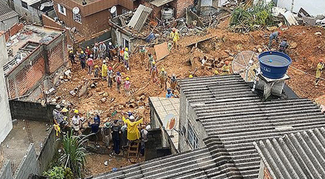 Brezilya'da sel ve toprak kayması: 18 ölü görseli