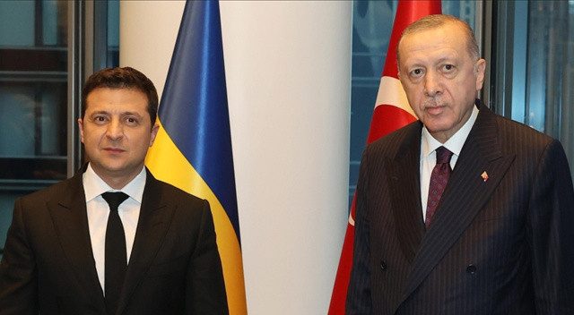 Cumhurbaşkanı Erdoğan, Ukrayna lideri Zelenski ile görüştü görseli