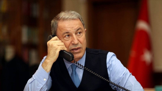 Hulusi Akar, Ukraynalı mevkidaşı ile görüştü görseli