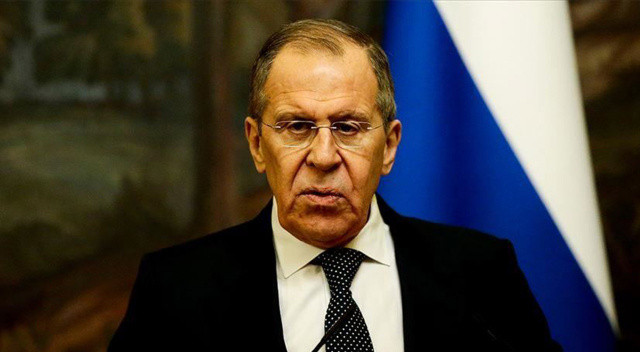 Lavrov'un basın toplantısında soru krizi görseli