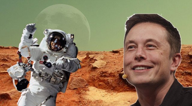 Elon Musk tarih verdi! Mars’a ilk insan 7 sene sonra ayak basacak görseli