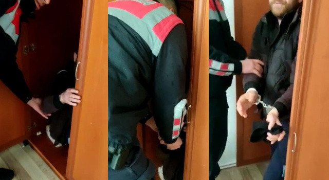 Hırsız ikinci kez girdiği evdeki gardıropta suçüstü yakalandı görseli