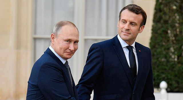 Macron, Biden'a katılmıyor: Putin için 'kasap' demeyeceğim görseli