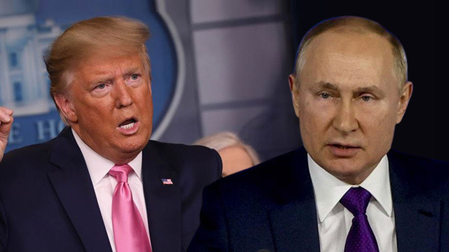 Trump'tan Putin'e tehdit: Moskova'yı vururuz görseli
