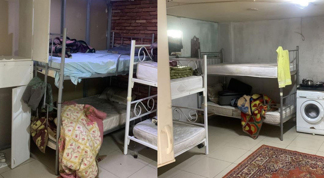 Kaçak göçmenlerin evi berberdeki gizli geçitle ortaya çıktı görseli