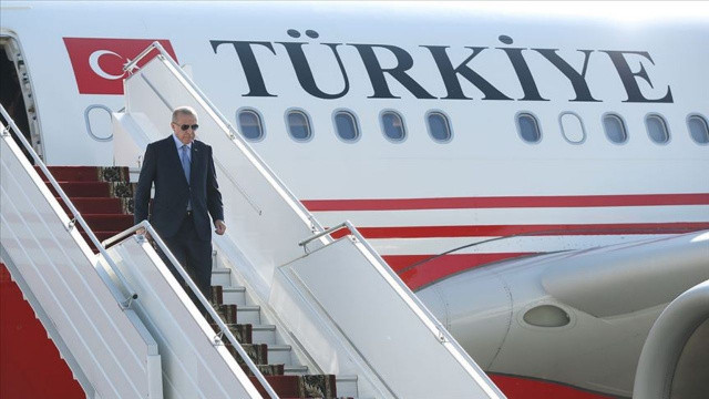 Cumhurbaşkanı Erdoğan, Nahyan ile bir araya geldi görseli