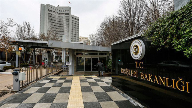 Dışişleri Bakanlığı'ndan İsrail'e kınama görseli