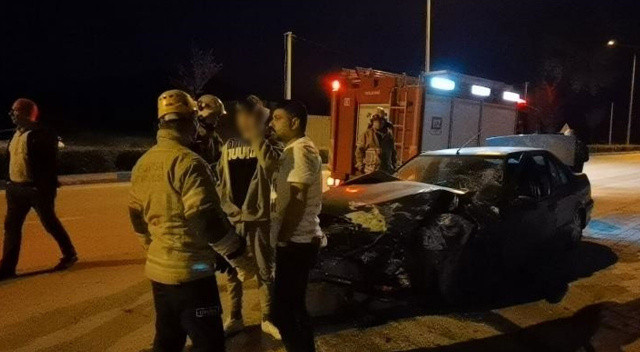 Kazada yaralanan genç sürücünün yürek yakan sözleri: Üvey babam beni öldürür görseli