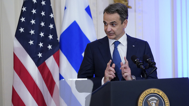 Miçotakis, ABD Kongresinde konuştu, Türkiye'yi hedef aldı görseli