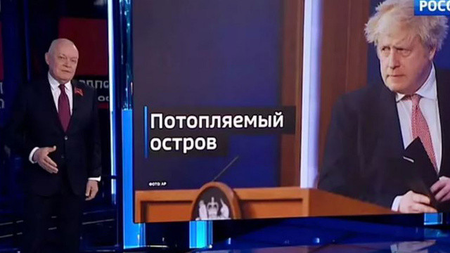 Rus devlet televizyonundan İngiltere'ye tehdit! 'Bir Sarmat füzesi yeter' görseli