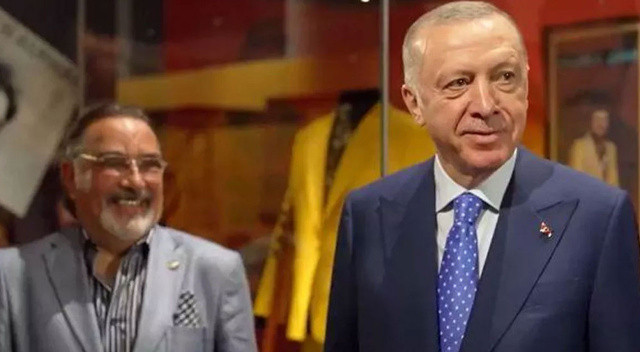 Sergiyi gezen Cumhurbaşkanı Erdoğan espriyi patlattı! 'Sıkıysa Müslüm Baba söyleyin' görseli