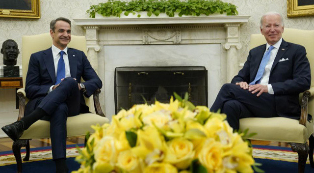 Yunanistan'ın Türkiye hazımsızlığı! Biden'a 'Mavi Vatan' haritası görseli