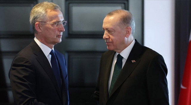 Cumhurbaşkanı Erdoğan ve NATO Genel Sekreteri Stoltenberg arasında kritik görüşme görseli
