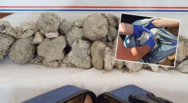 Değeri tam 4 milyon lira değerinde! Hatay'da 'balina kusmuğu' ele geçirildi görseli
