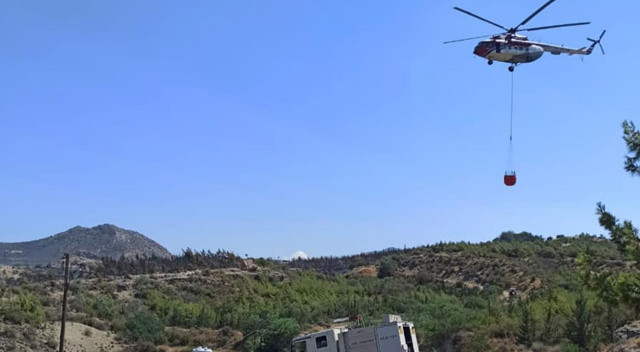 KKTC'de orman yangını: Müdahale sürüyor görseli