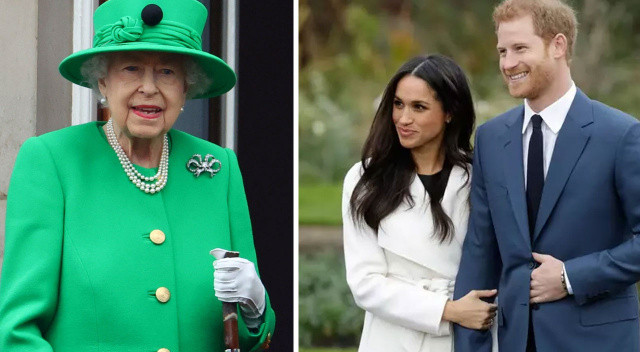 Kraliçe Elizabeth’den fotoğraf yasağı: Prens Harry-Meghan Markle çifti şaşkına uğradı görseli
