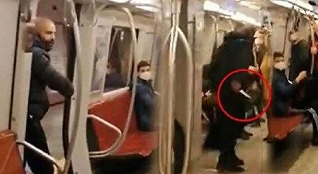 Metro'da bıçakla dehşet saçmıştı... 7 ay sonra tahliye oldu görseli