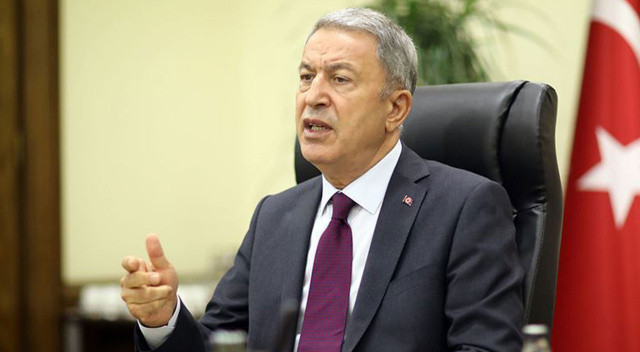 Bakan Akar'dan Ukraynalı bakanlarla tahıl görüşmesi görseli
