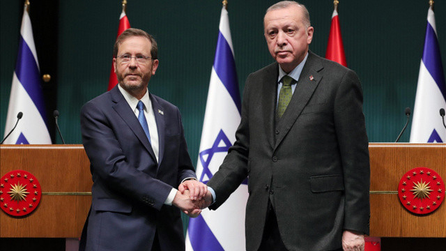 Cumhurbaşkanı Erdoğan, İsrail Cumhurbaşkanı ile görüştü görseli