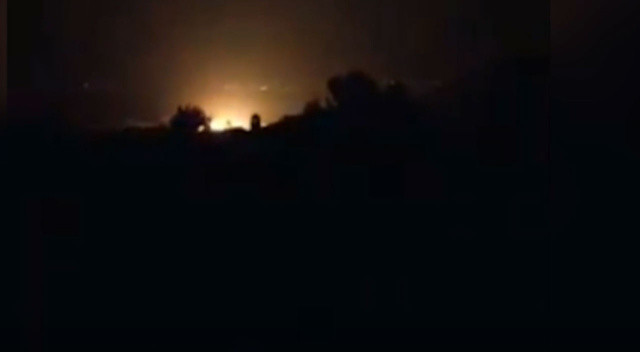 Yunanistan'da Ukrayna'ya ait kargo uçağı düştü görseli