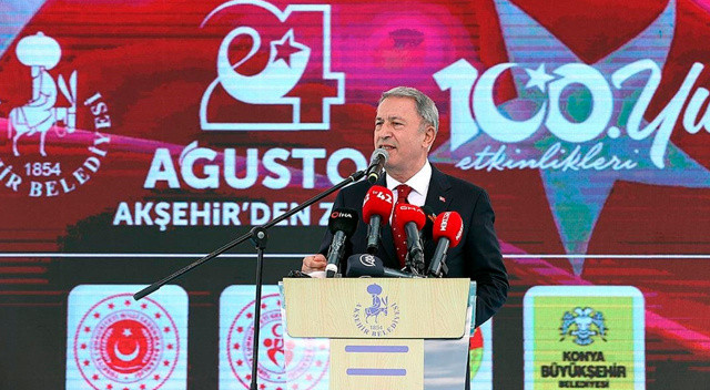 Bakan Akar: Bir asır önce 'var olma' mücadelesi verirken, bugün dünyada söz sahibi durumdayız görseli