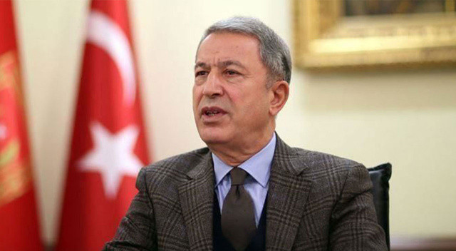 Bakan Akar'dan tahıl koridoru ve terörle mücadele açıklaması görseli