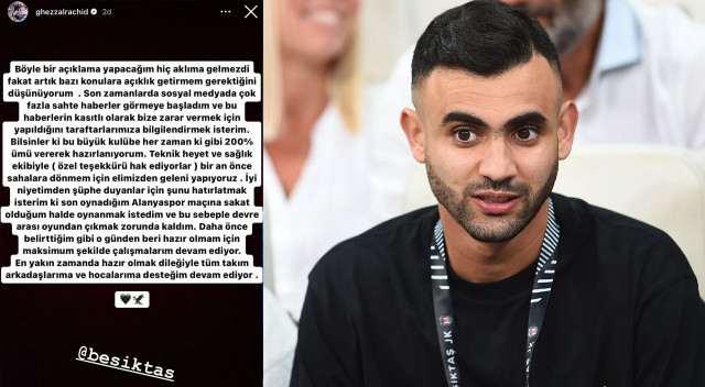 "Böyle bir açıklama yapacağım aklıma gelmezdi" Rachid Ghezzal sitem dolu! görseli
