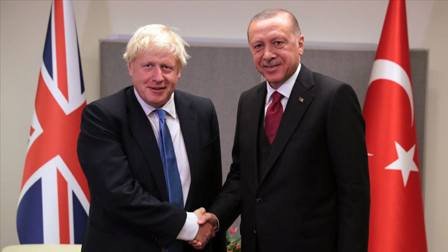 Cumhurbaşkanı Erdoğan, Boris Johnson ile görüştü görseli