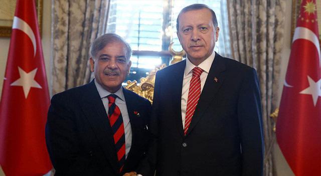 Cumhurbaşkanı Erdoğan Pakistan Başbakanı Şerif ile görüştü görseli
