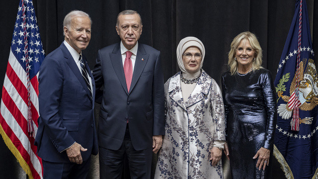Cumhurbaşkanı Erdoğan ve ABD Başkanı Joe Biden'den aile fotoğrafı görseli